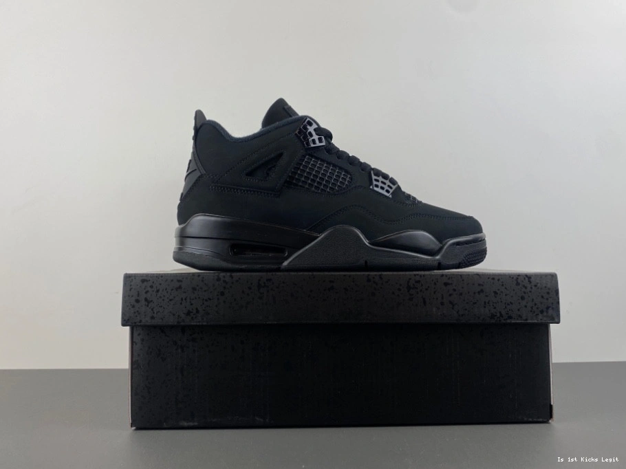 4 (2025) Men's Black  Retro FV5029-010 Jordan Cat 0318